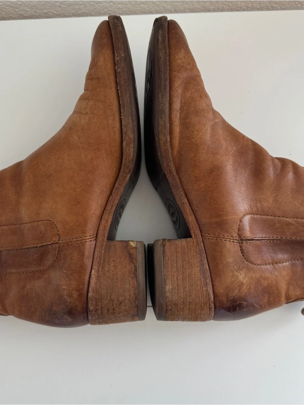 Kork-Ease Mindo Ankle Boots Cognac Brown Size 7